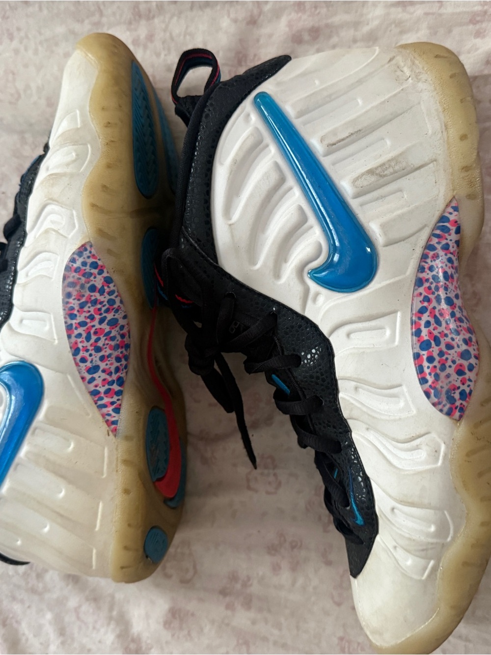 Nike Air Basketball Foamposite Pro “USA” Blue Void University Red Gum